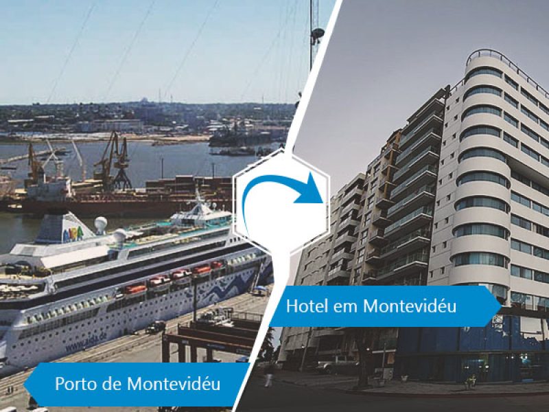 Porto de Montevidéu para Hotel em Montevidéu