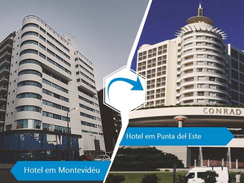 Hotel em Montevidéu para Hotel em Punta del Este